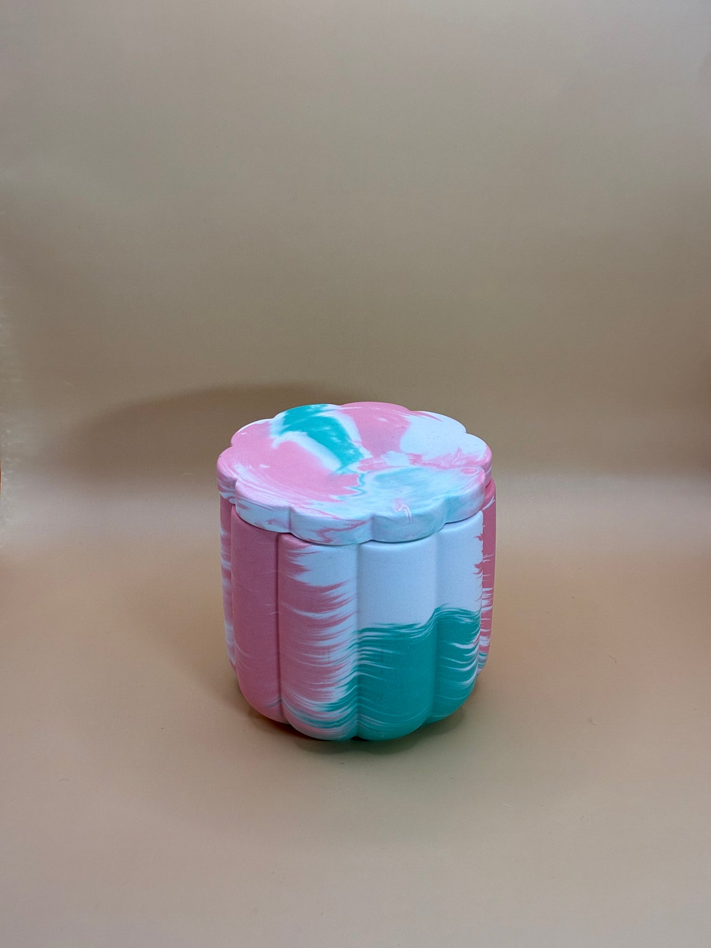 Cinnamon & Pumpkin świeca sojowa z przykrywką