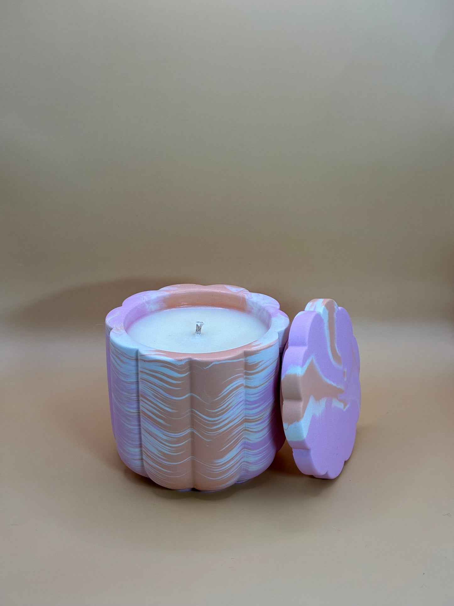 Cinnamon & Pumpkin świeca sojowa z przykrywką