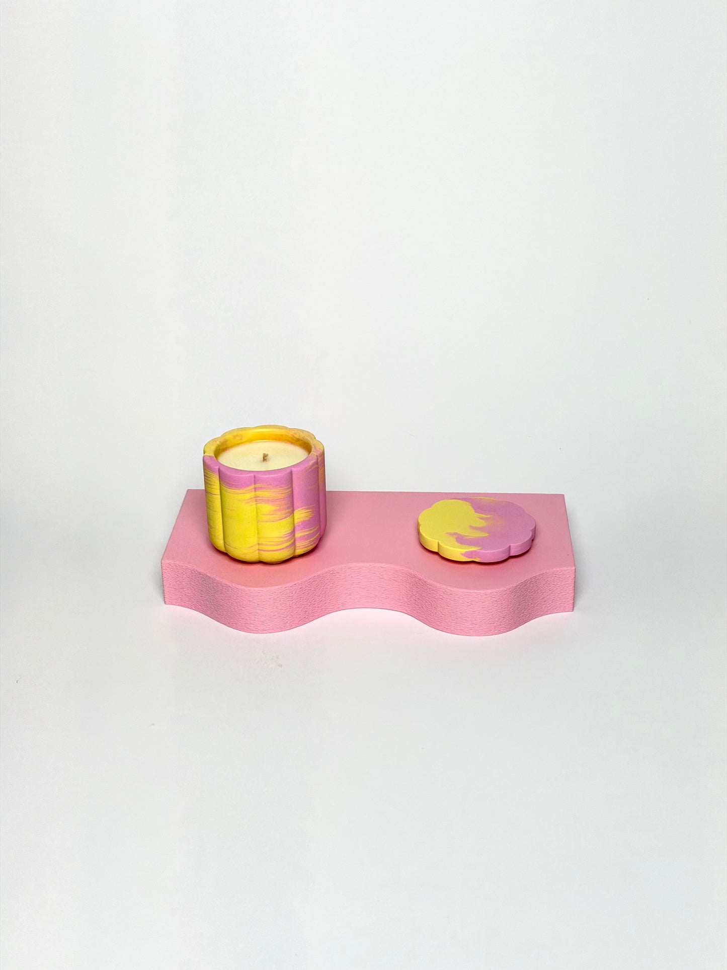 Peach Blossom Small Soy Wax Candle With Cover