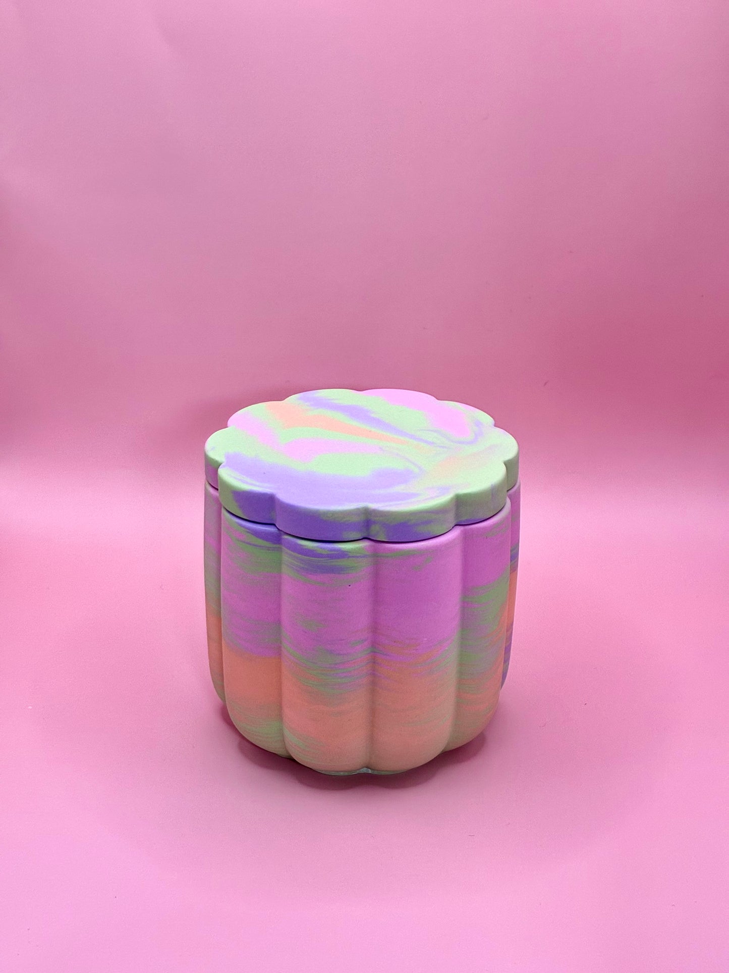 Cinnamon & Pumpkin świeca sojowa z przykrywką