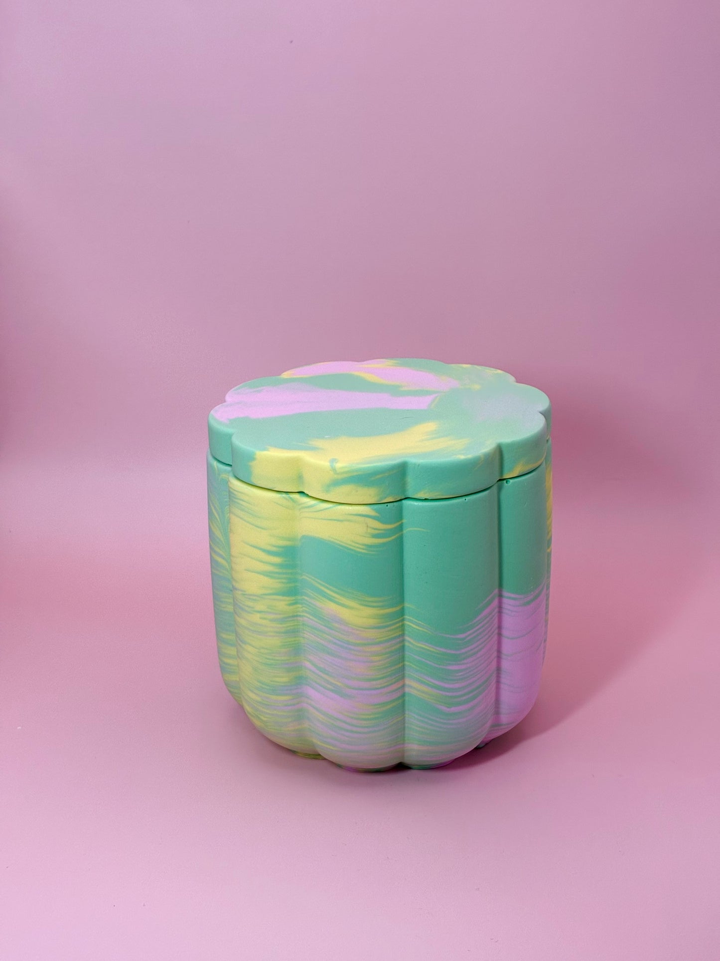 Cinnamon & Pumpkin świeca sojowa z przykrywką