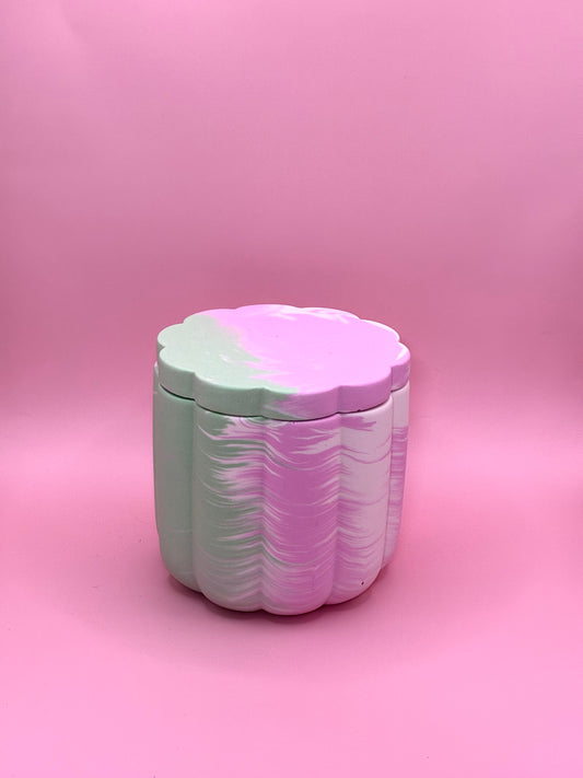 Lilac Blossom Świeca Sojowa z Przykrywką