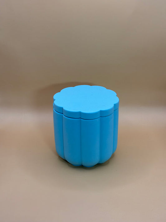 Orange Sunrise Świeca Sojowa z Przykrywką