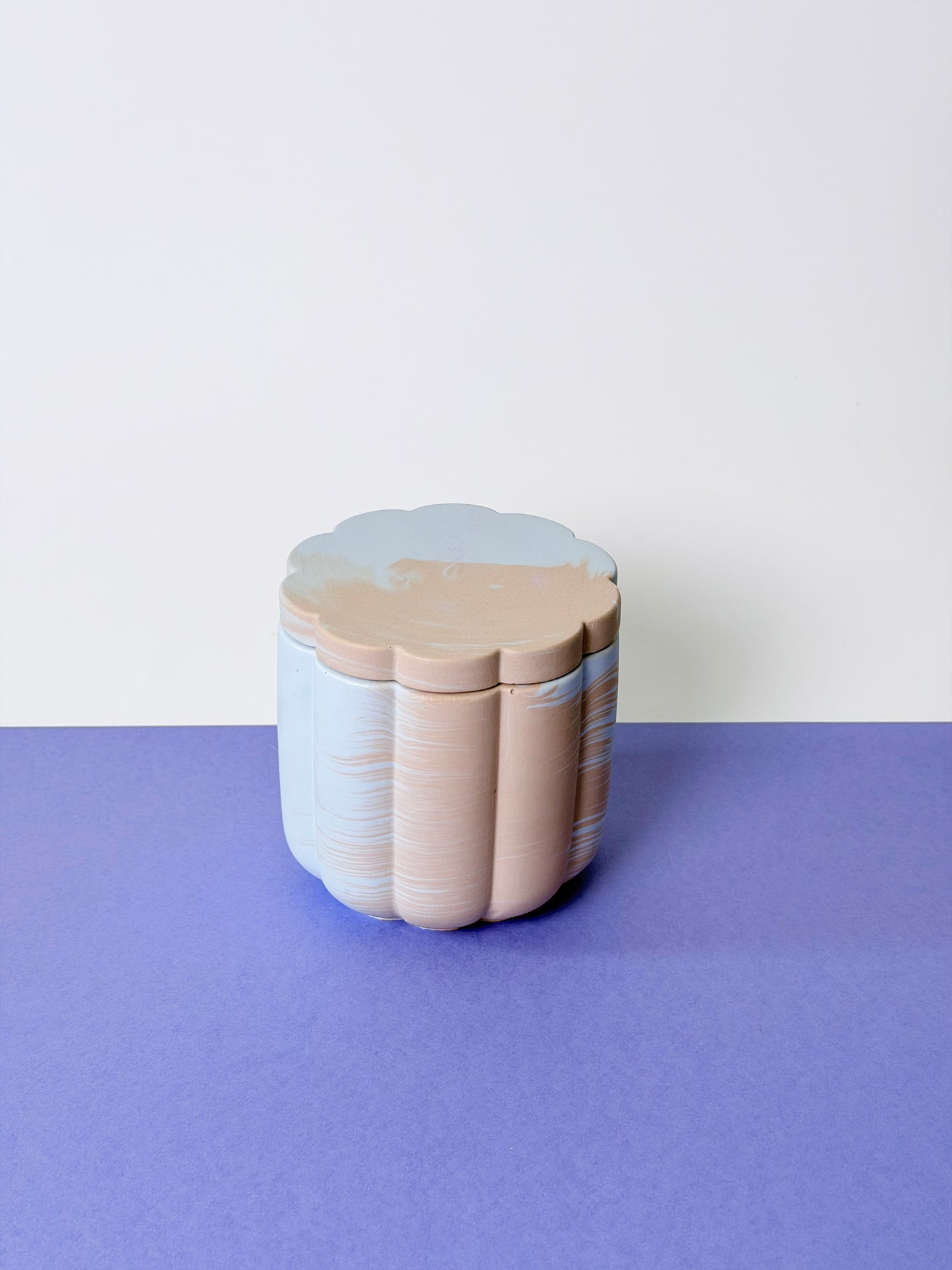 Mango Papaya Świeca Sojowa z Przykrywką