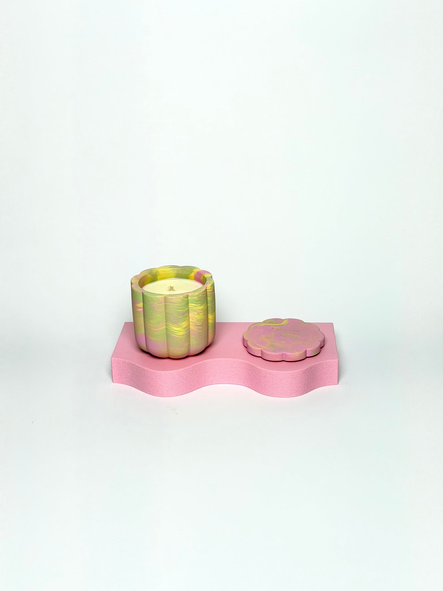 Peach Blossom Świeca Sojowa z Przykrywką