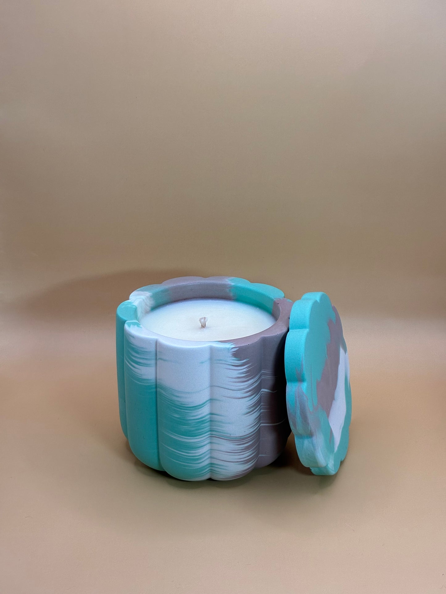 Cinnamon & Pumpkin świeca sojowa z przykrywką