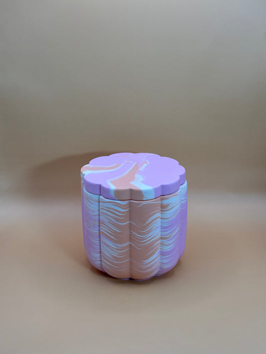 Cinnamon & Pumpkin świeca sojowa z przykrywką