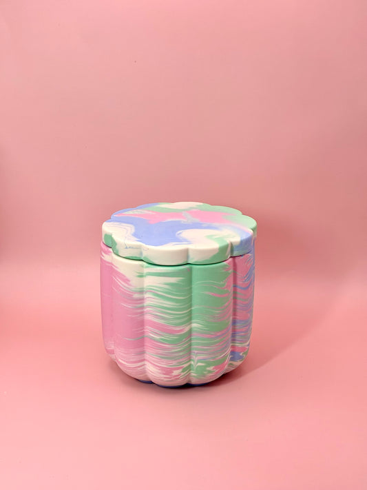 Cinnamon & Pumpkin świeca sojowa z przykrywką