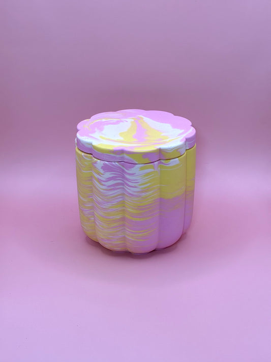 Lilac Blossom Świeca Sojowa z Przykrywką