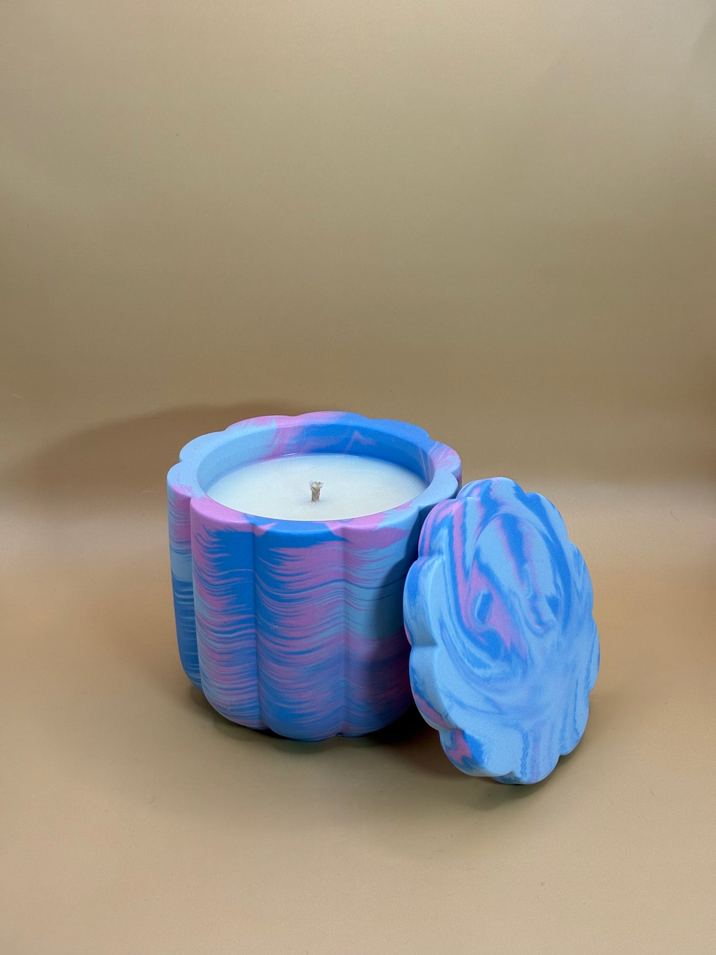 Cinnamon & Pumpkin świeca sojowa z przykrywką