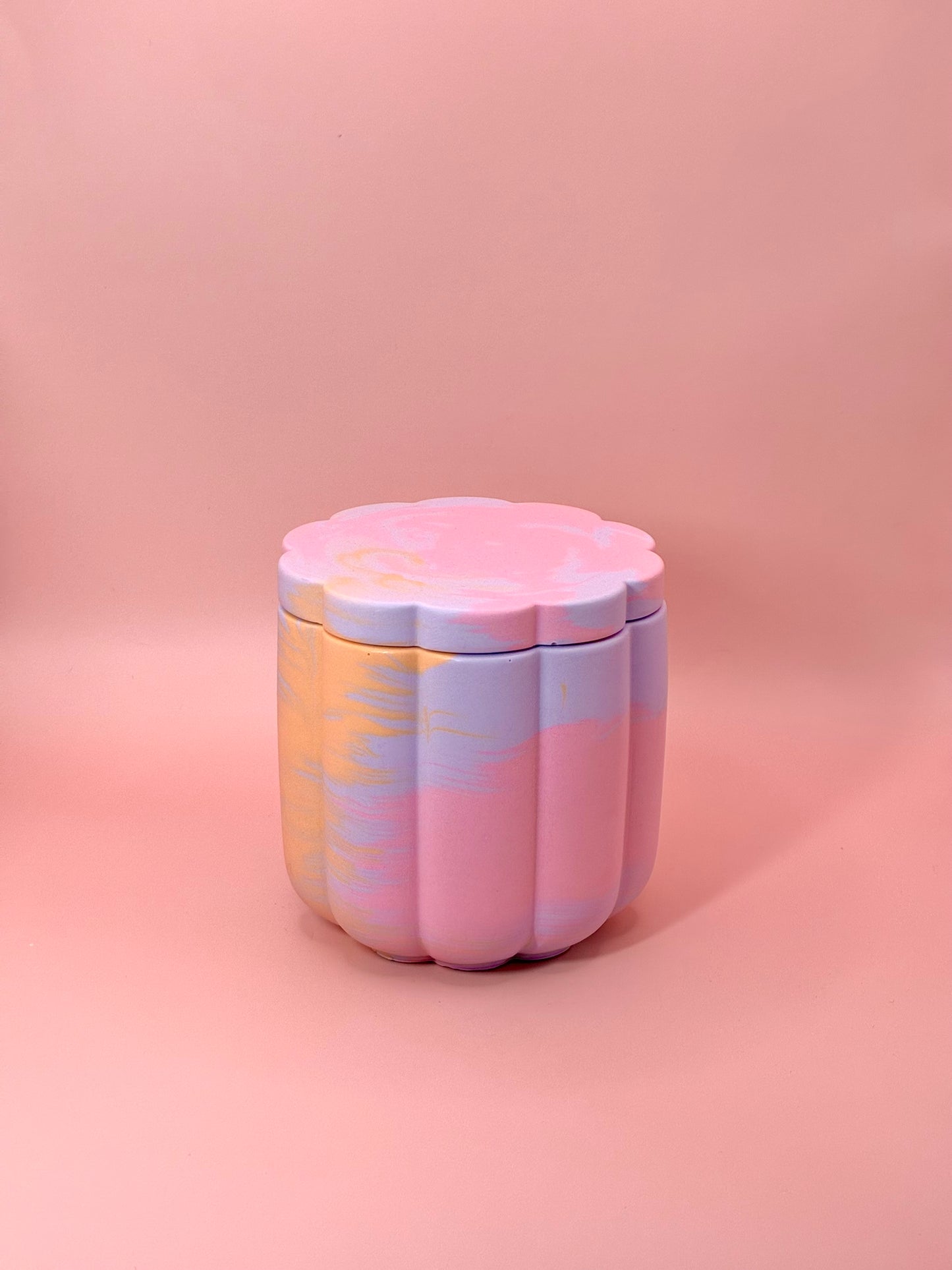 Lilac Blossom Świeca Sojowa z Przykrywką