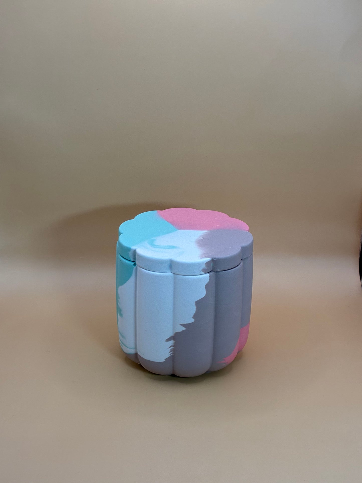 Cinnamon & Pumpkin świeca sojowa z przykrywką