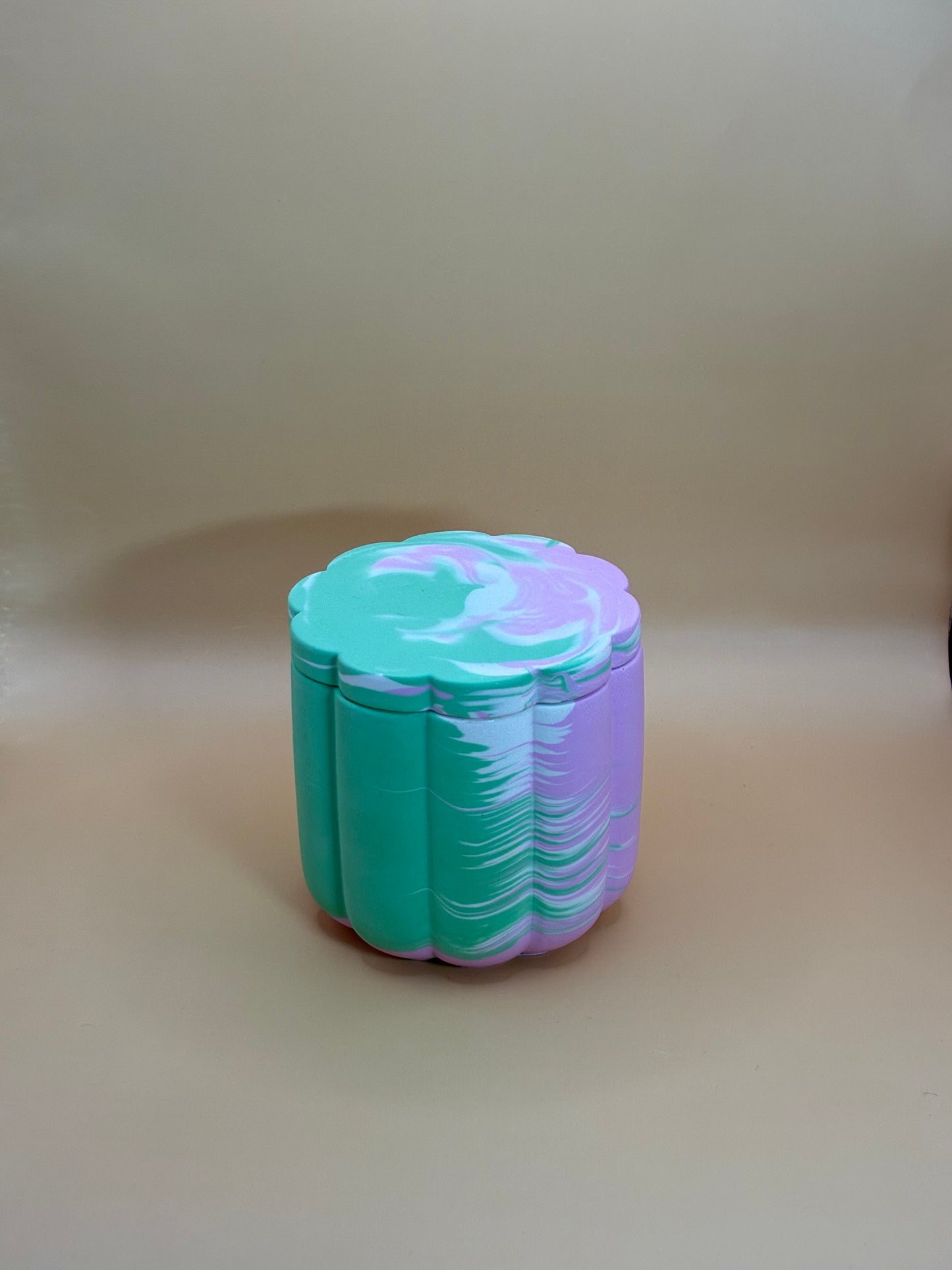 Cinnamon & Pumpkin Soy Wax Candle With Cover