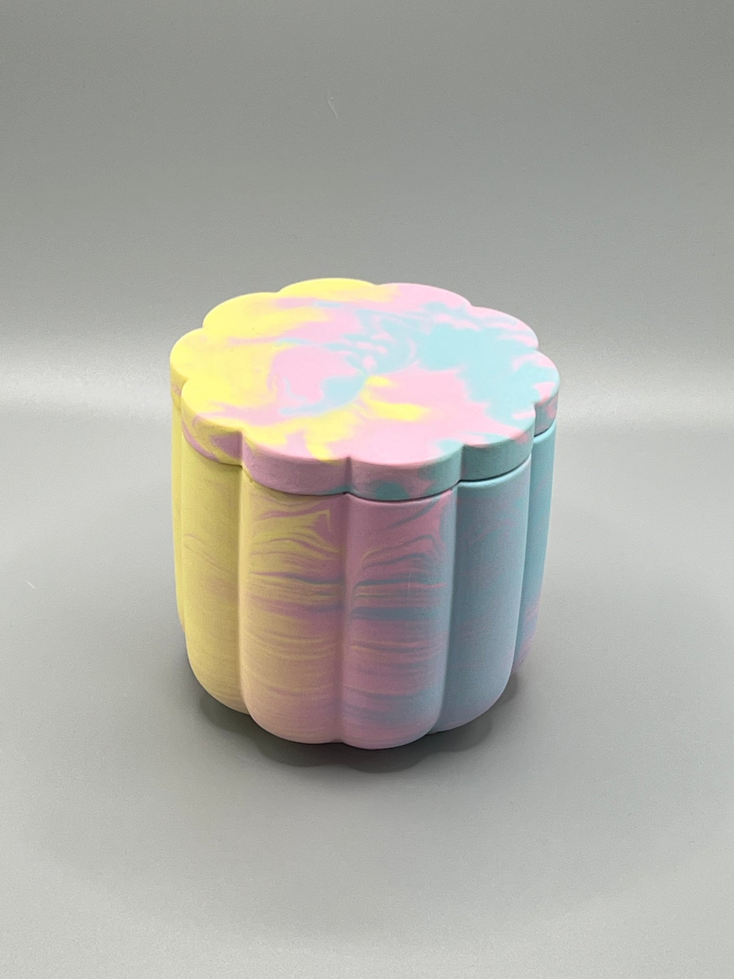 Peach Blossom Świeca Sojowa z Przykrywką