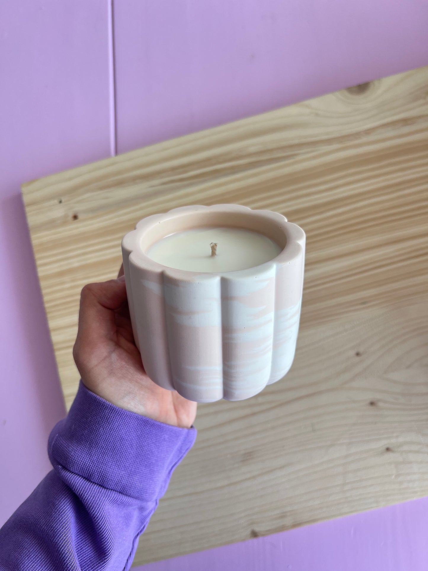 Hibiscus Waterfalls Soy Wax Candle With Cover