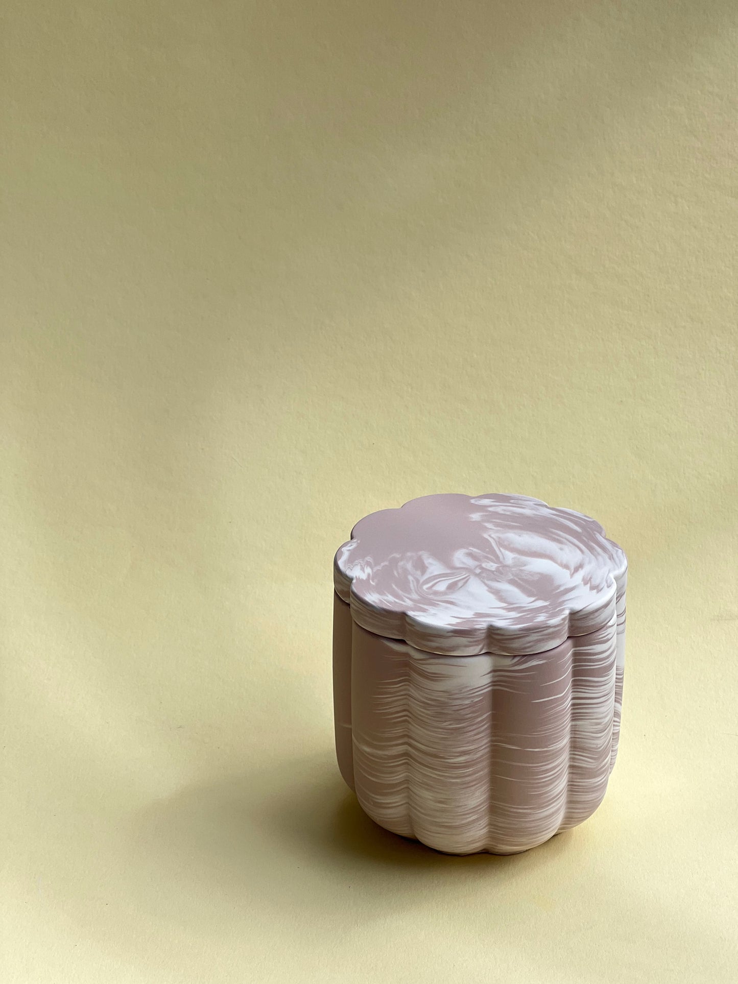 Peach Blossom Soy Wax Candle With Cover