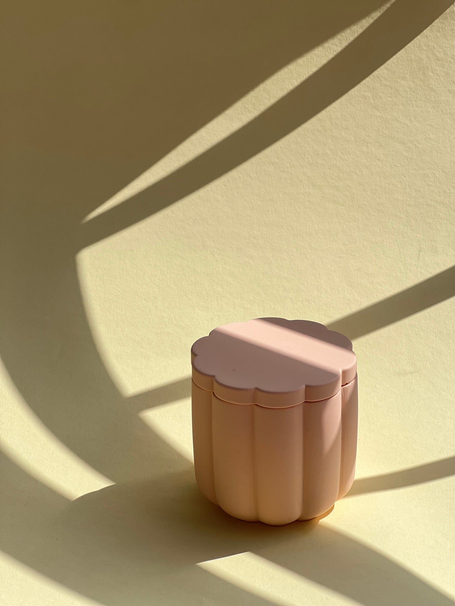 Peach Blossom Soy Wax Candle With Cover