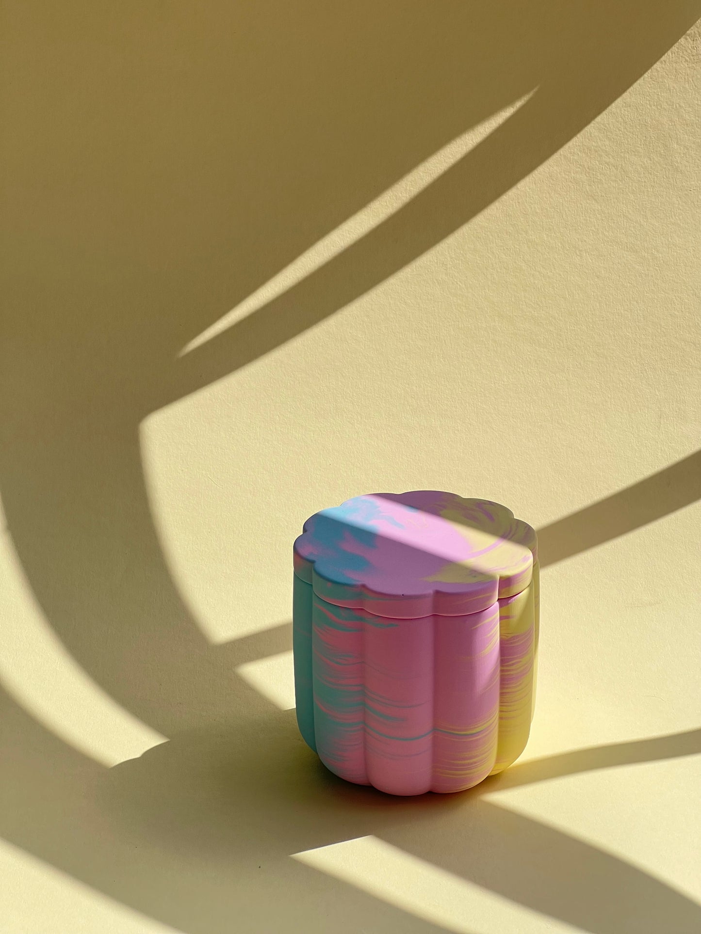 Peach Blossom Soy Wax Candle With Cover