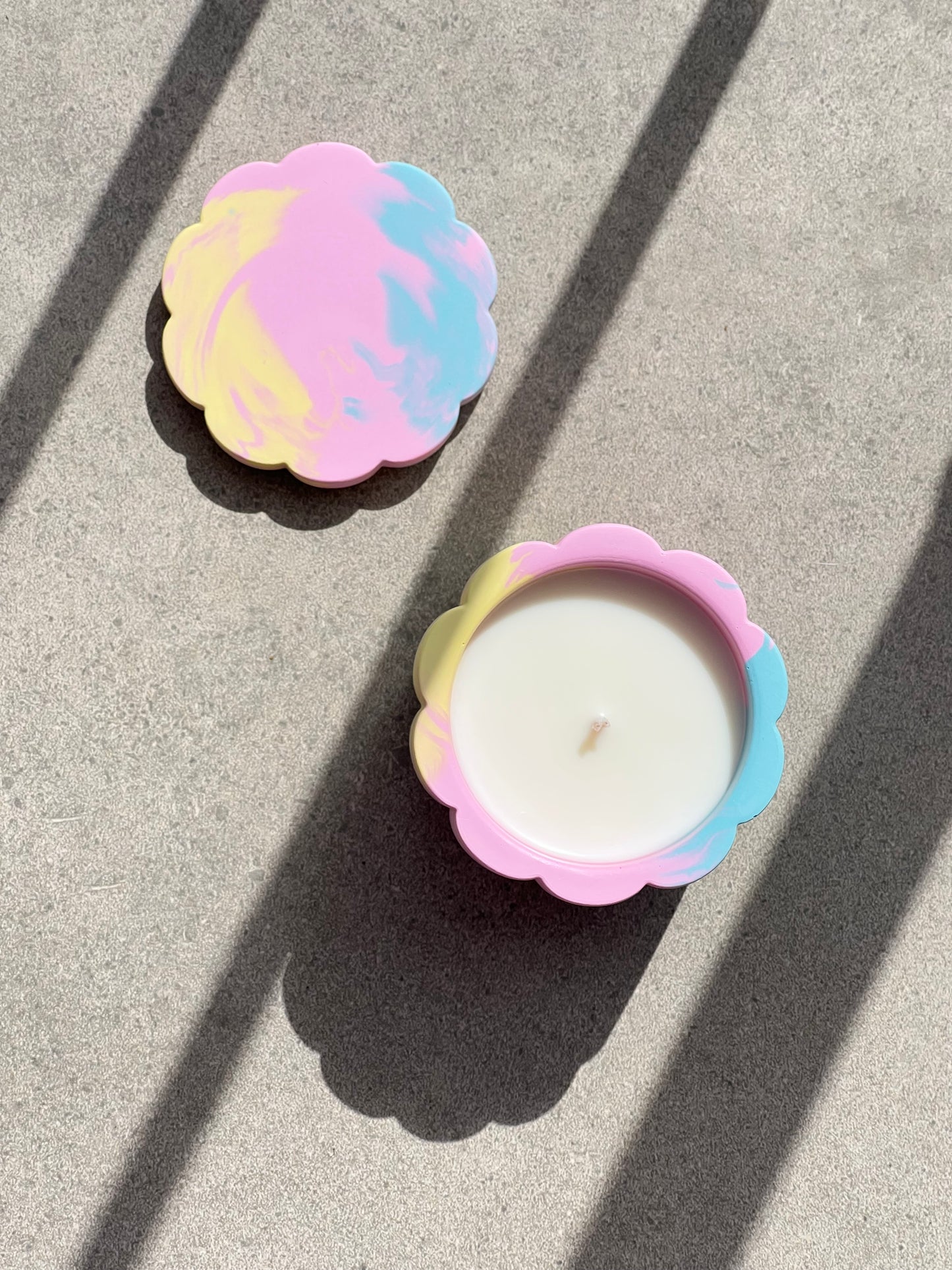 Peach Blossom Soy Wax Candle With Cover