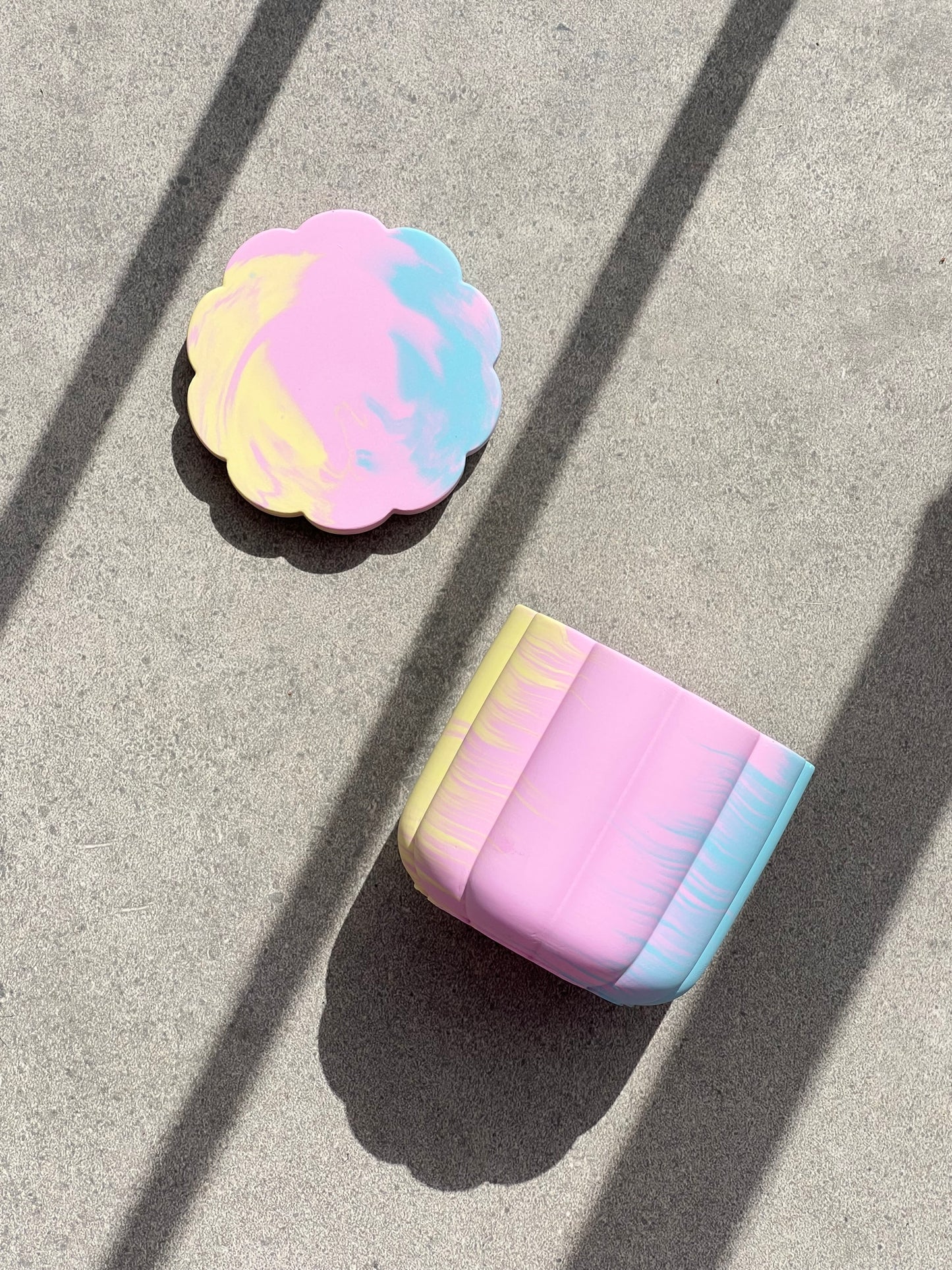 Peach Blossom Soy Wax Candle With Cover