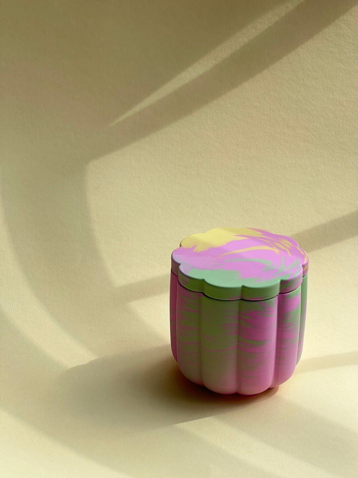 Peach Blossom Soy Wax Candle With Cover
