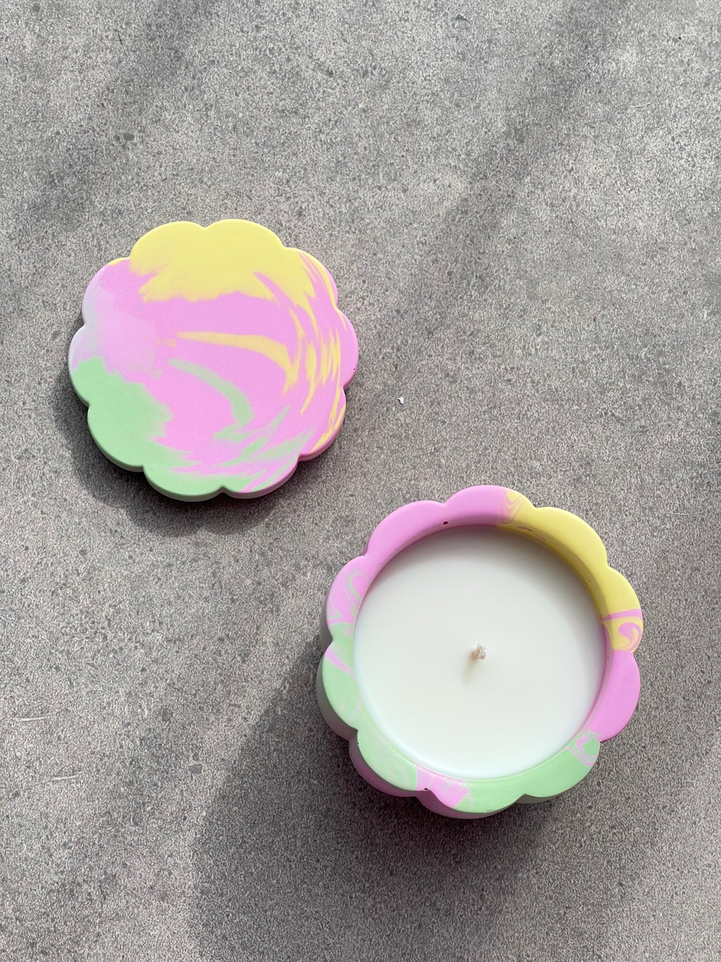 Peach Blossom Soy Wax Candle With Cover