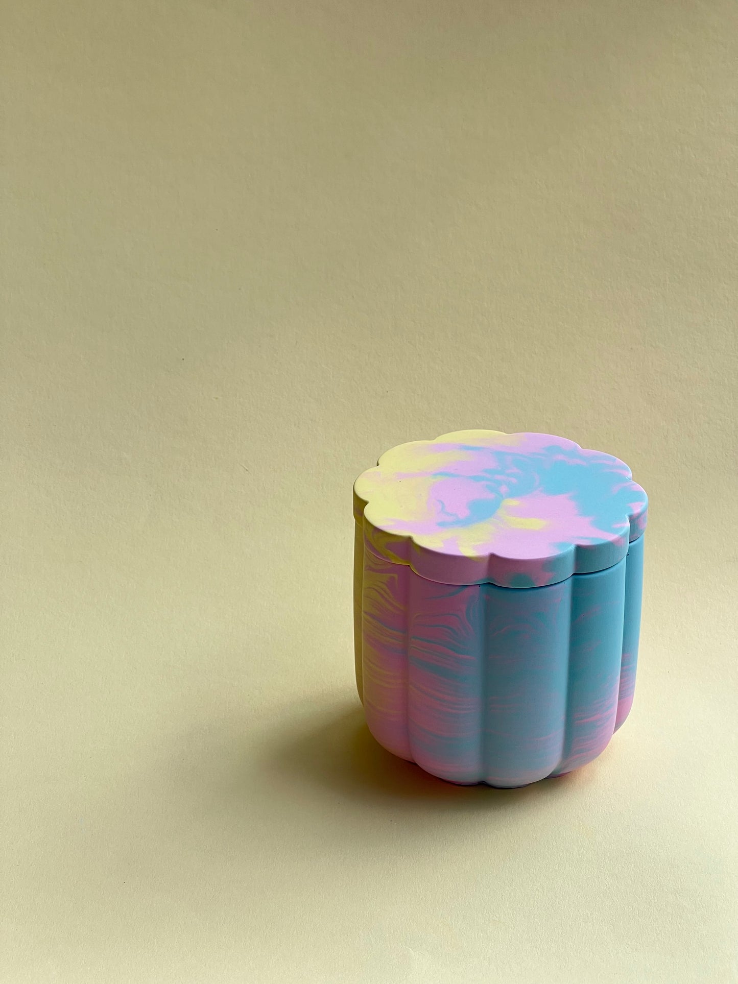 Peach Blossom Soy Wax Candle With Cover