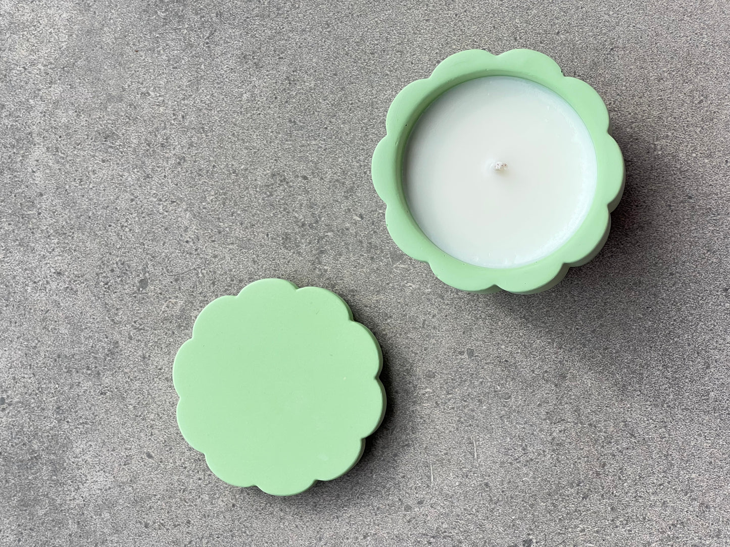 Orange Sunrise Soy Wax Candle With Cover
