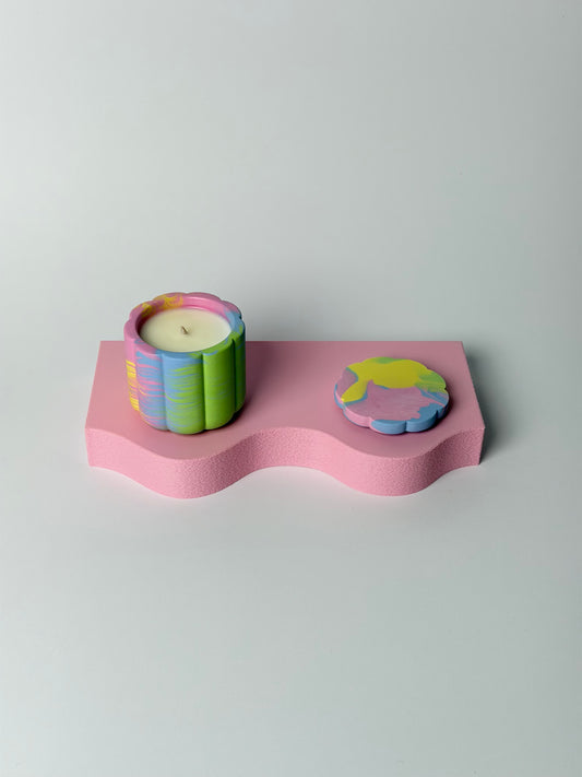 Lilac Blossom Mała Świeca Sojowa z Przykrywką