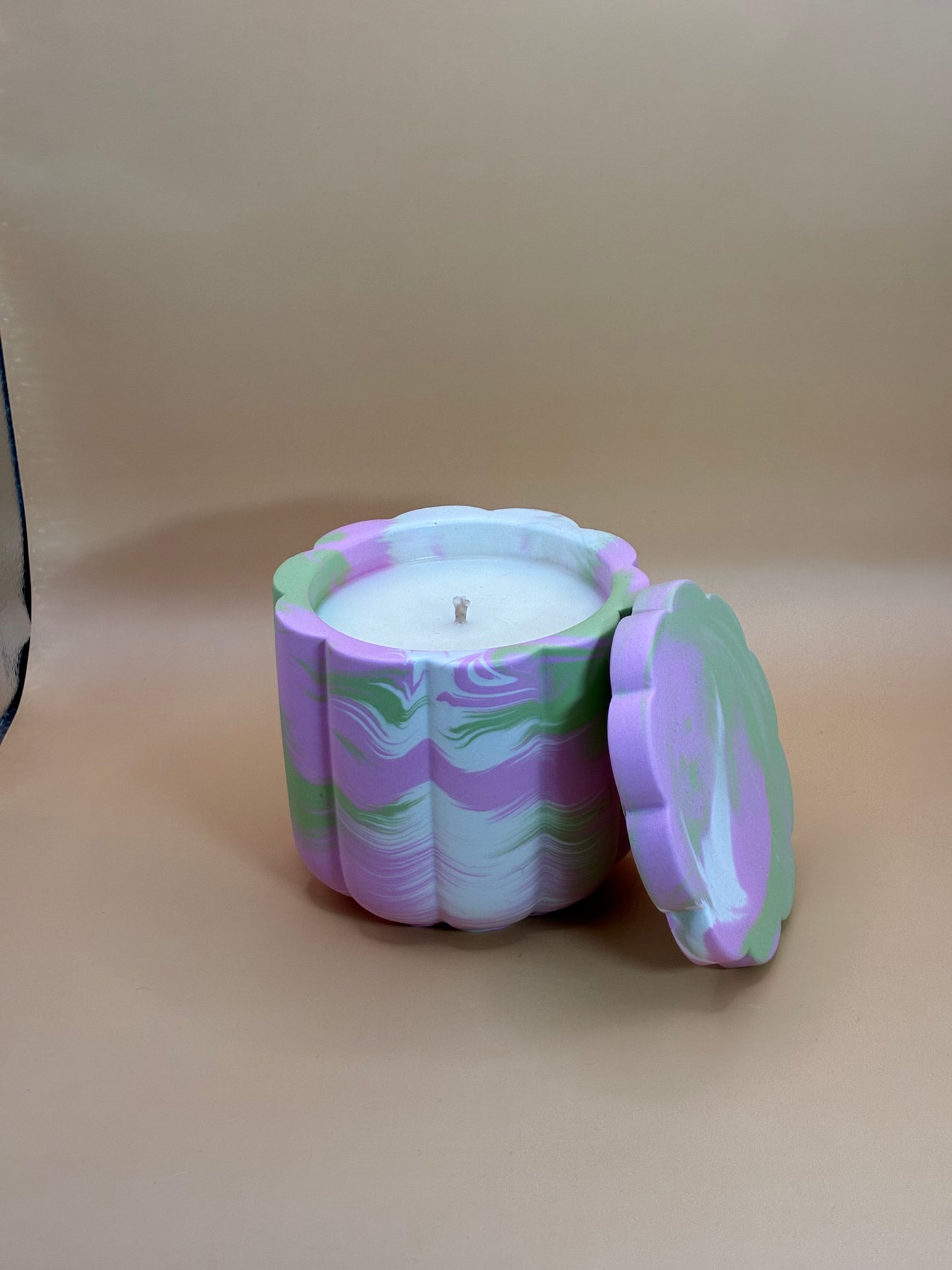 Cinnamon & Pumpkin świeca sojowa z przykrywką