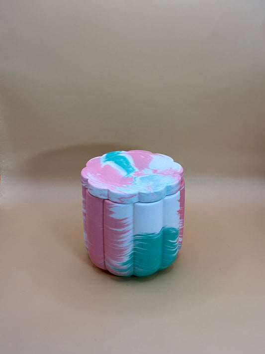 Cinnamon & Pumpkin świeca sojowa z przykrywką