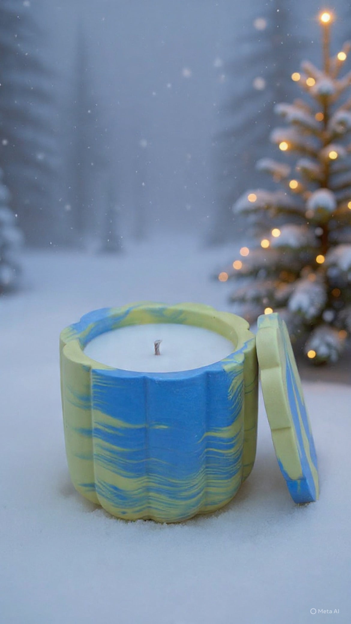 Cinnamon & Pumpkin świeca sojowa z przykrywką