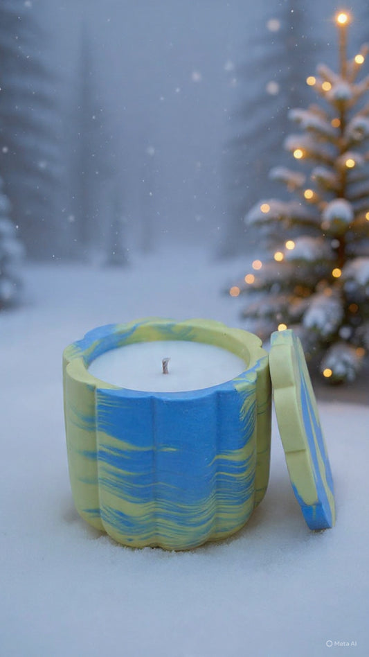 Cinnamon & Pumpkin świeca sojowa z przykrywką