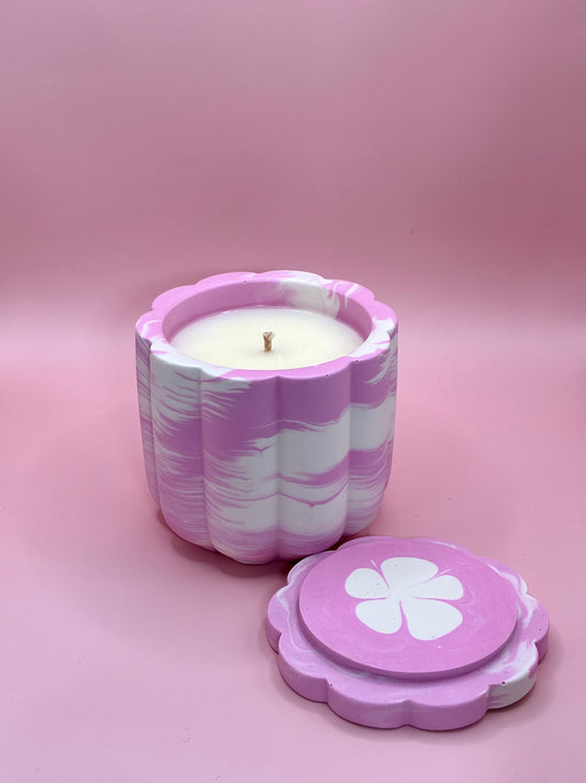 Cinnamon & Pumpkin świeca sojowa z przykrywką