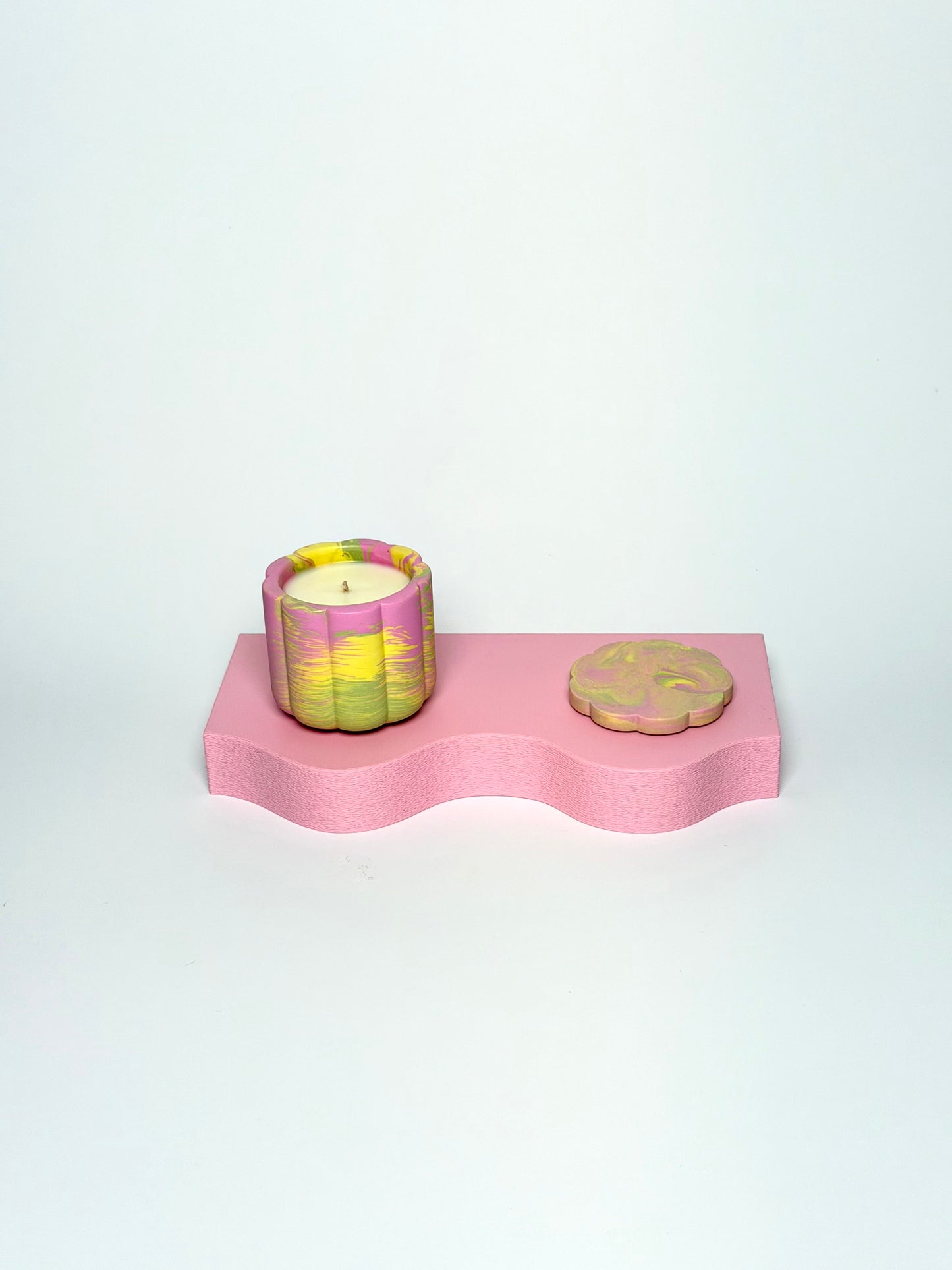 Peach Blossom Small Soy Wax Candle With Cover