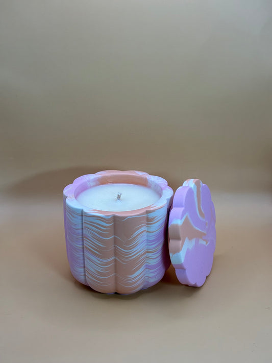 Cinnamon & Pumpkin świeca sojowa z przykrywką