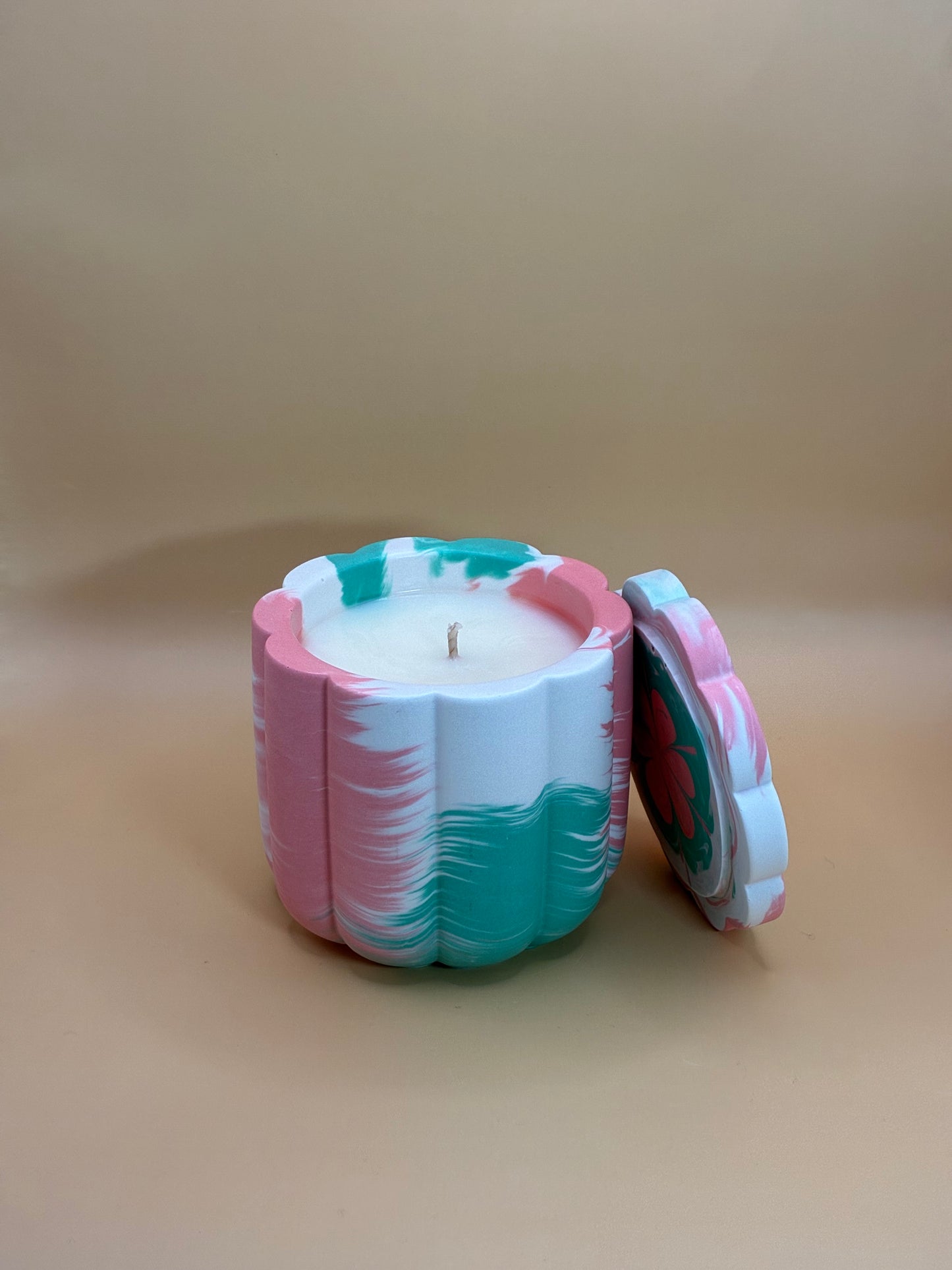 Cinnamon & Pumpkin świeca sojowa z przykrywką