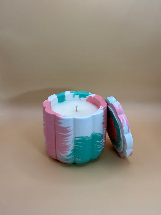 Cinnamon & Pumpkin świeca sojowa z przykrywką