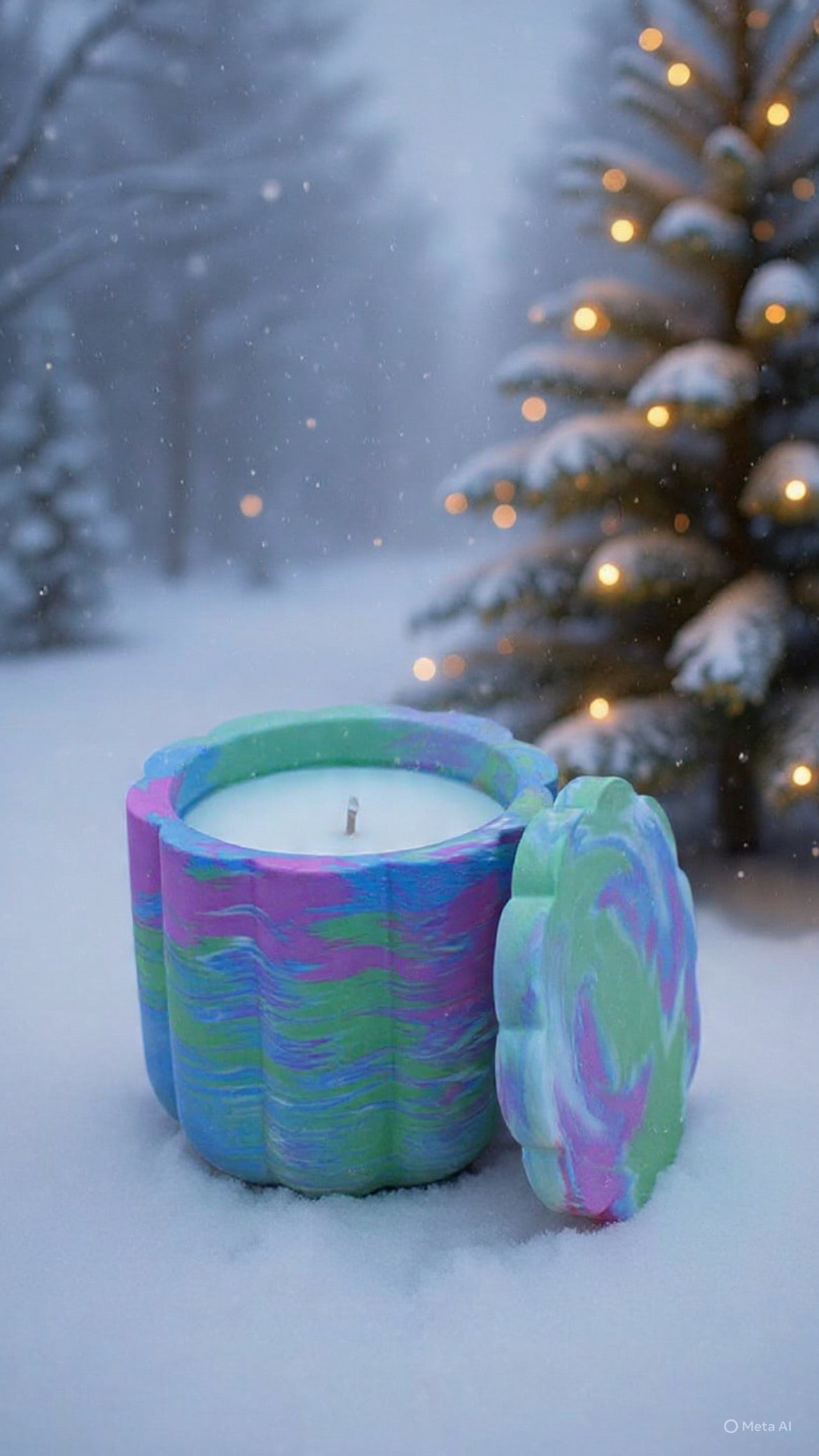 Cinnamon & Pumpkin świeca sojowa z przykrywką