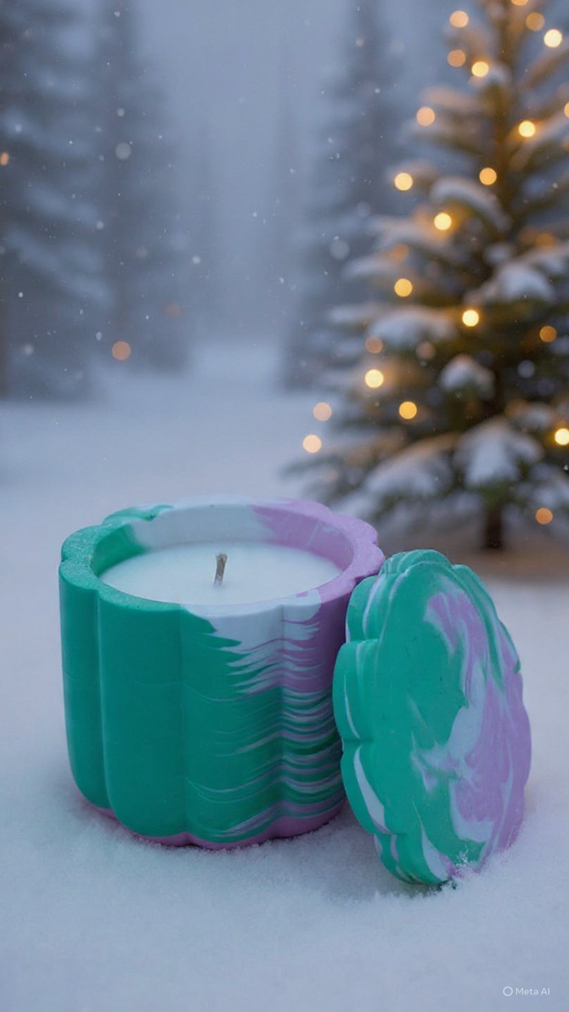 Cinnamon & Pumpkin świeca sojowa z przykrywką