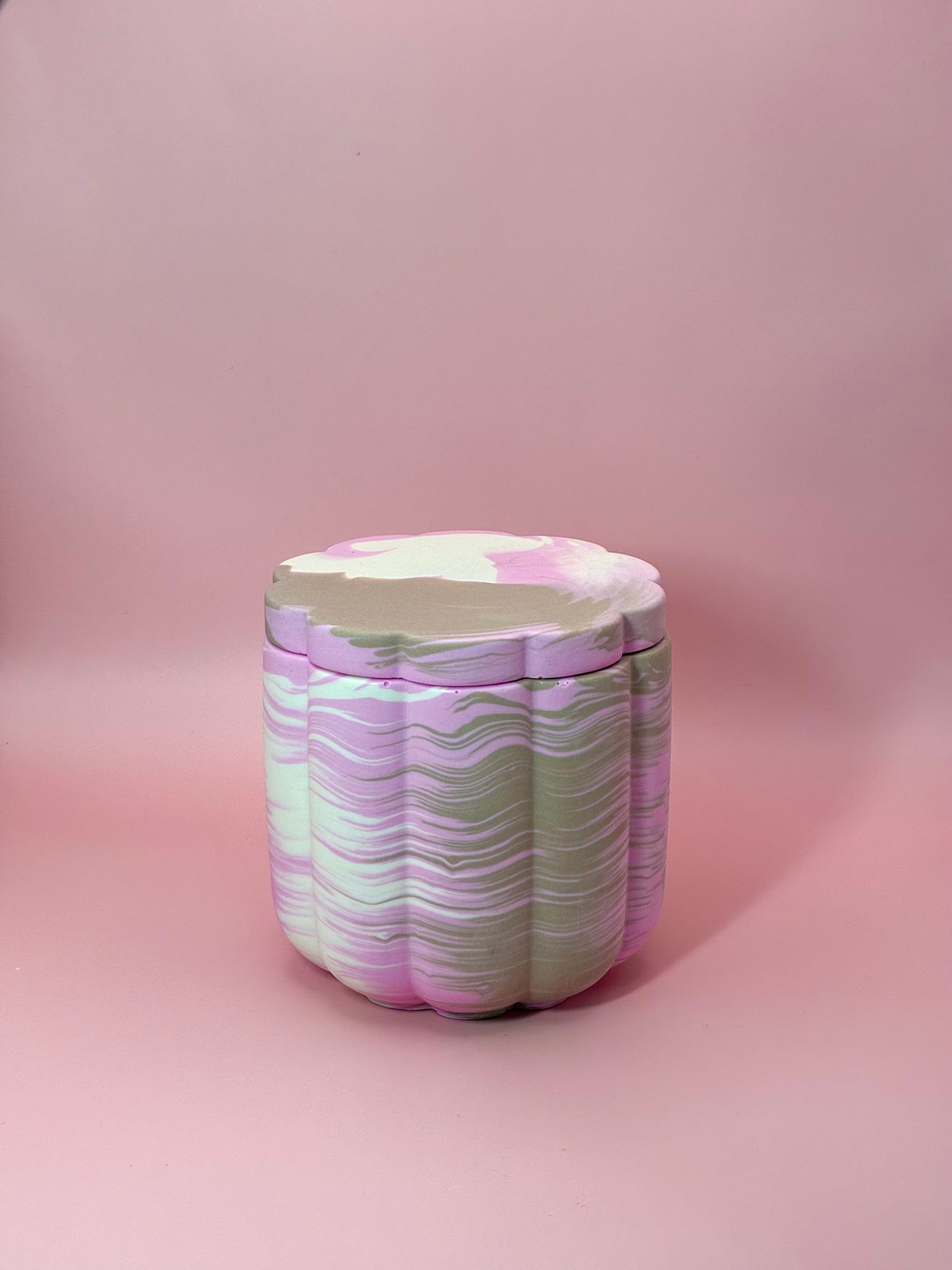 Cinnamon & Pumpkin świeca sojowa z przykrywką