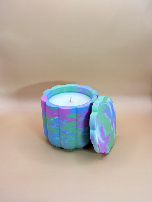 Cinnamon & Pumpkin świeca sojowa z przykrywką