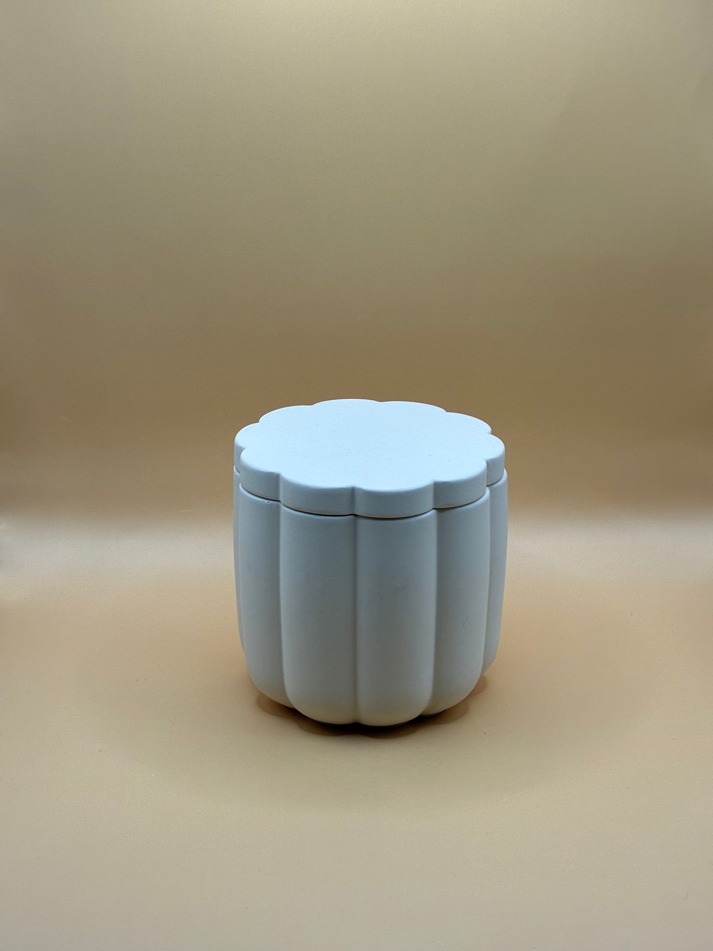 Orange Sunrise Świeca Sojowa z Przykrywką