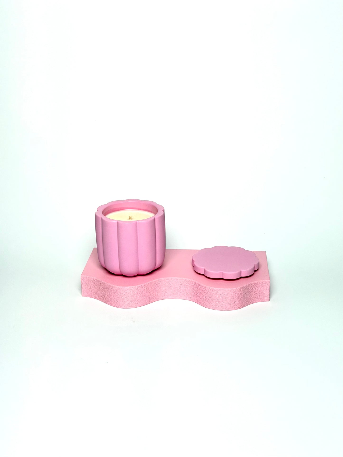 Peach Blossom Świeca Sojowa z Przykrywką