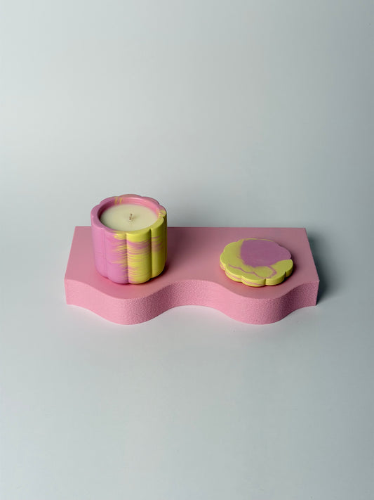 Lilac Blossom Mała Świeca Sojowa z Przykrywką