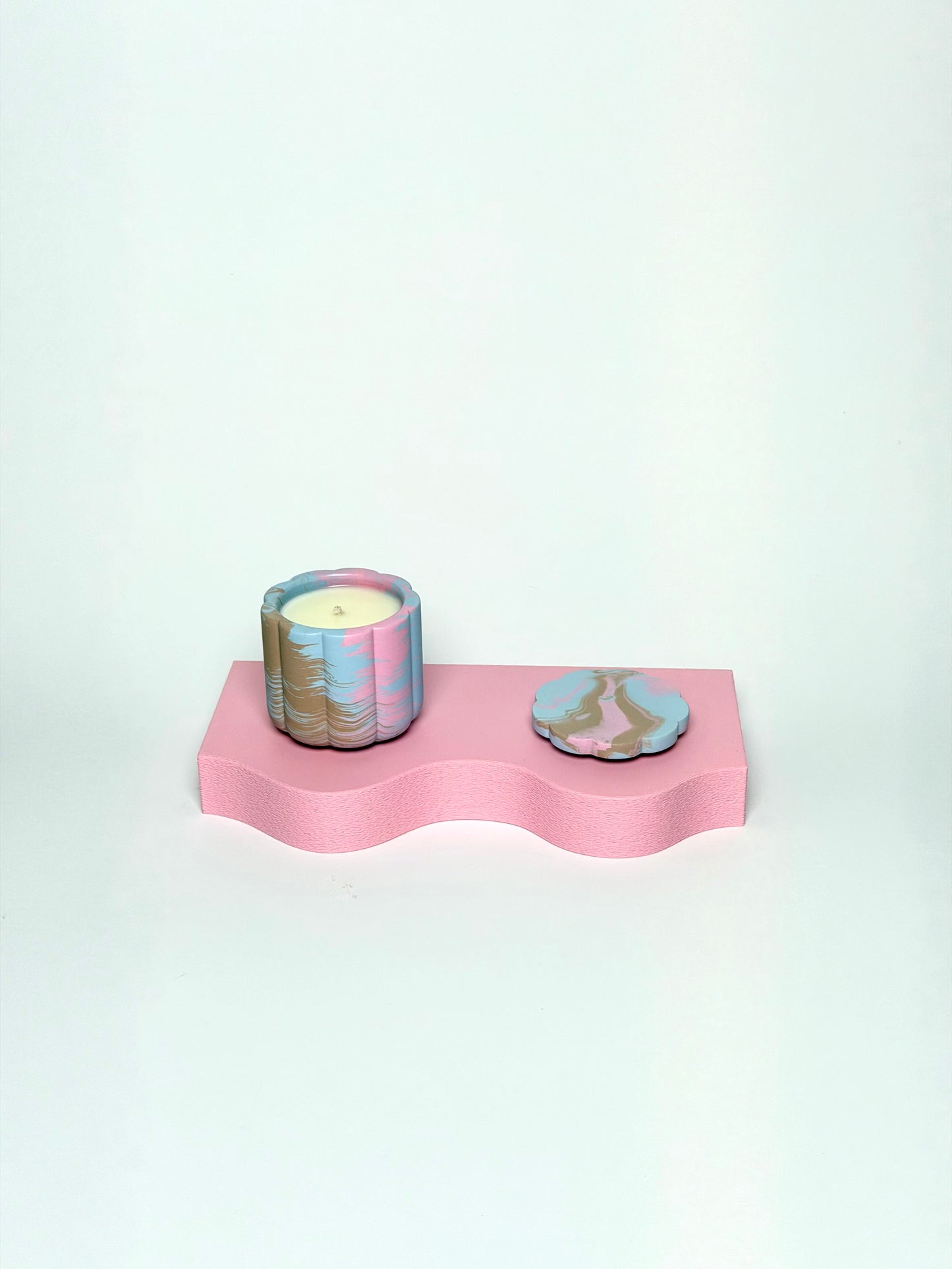 Peach Blossom Small Soy Wax Candle With Cover