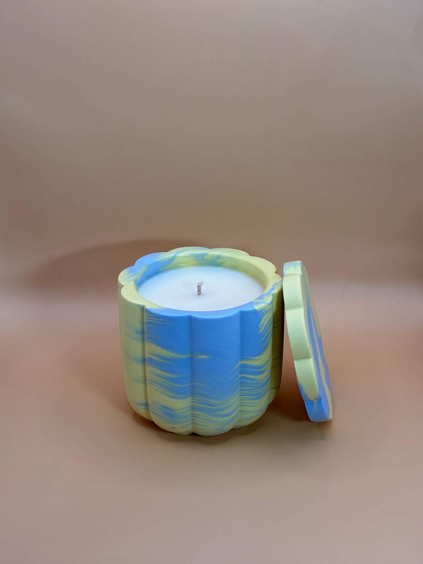 Cinnamon & Pumpkin świeca sojowa z przykrywką