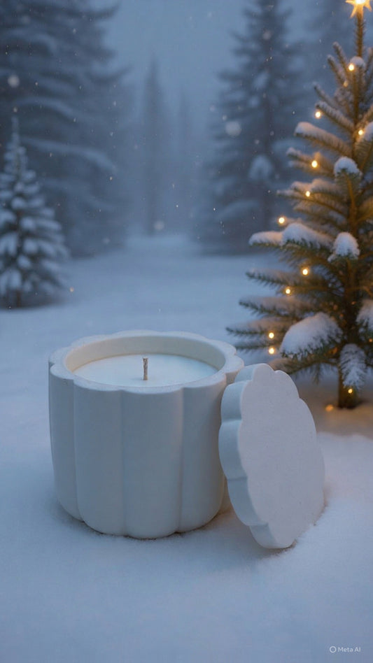 Orange Sunrise Świeca Sojowa z Przykrywką