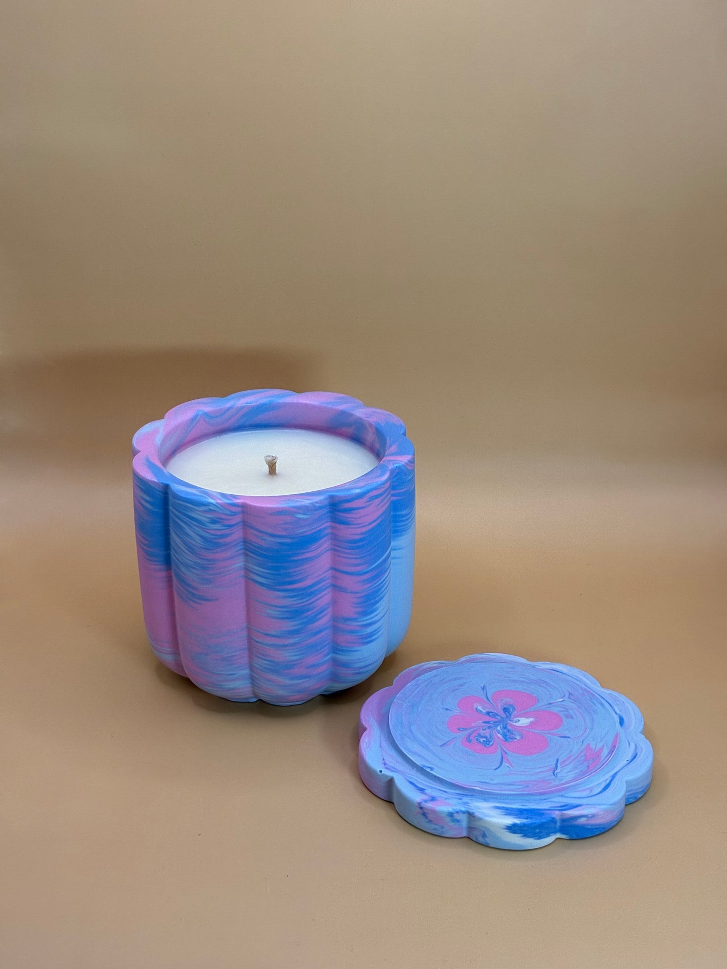 Cinnamon & Pumpkin świeca sojowa z przykrywką