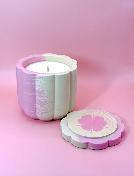 Matcha & Honey Świeca Sojowa z Przykrywką